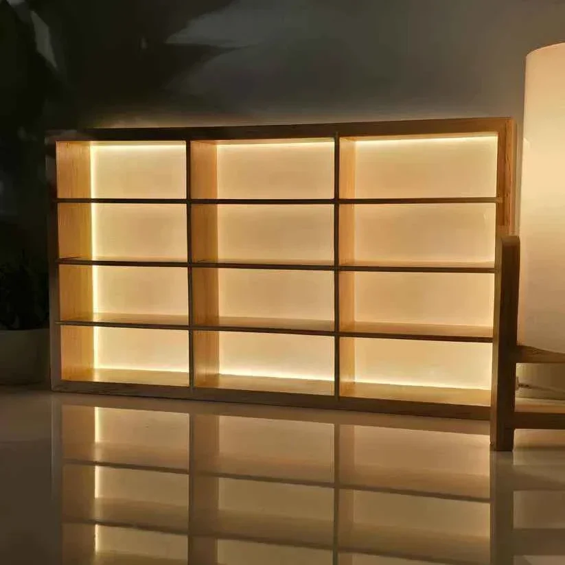 Wooden Light Up Hot Wheels Organizer With Cars - Image 8